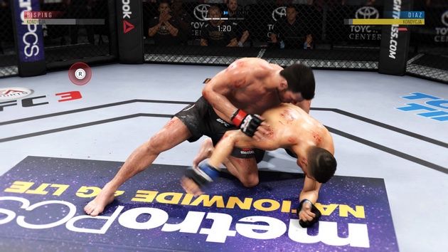 EA Sports UFC 3 - dojście do parteru