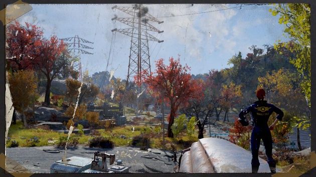 Fallout 76 - stare zdjęcie warsztatu