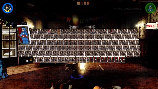 LEGO Marvel Super Heroes 2 - tablica dostępnych postaci