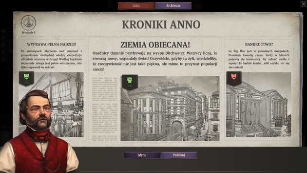 Anno 1800 - wpływ gazet na mieszkańców