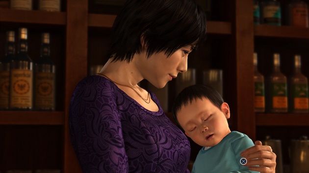 Yakuza 6: The Song of Life - matka z dzieckiem