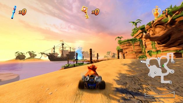 Crash Team Racing Nitro-Fueled - zwiedzania świata gry