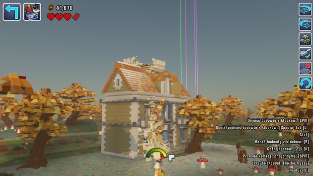 LEGO Worlds - budowa chatki