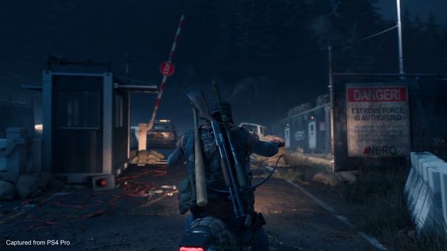 Days Gone - przejazd przez punkt kontrolny