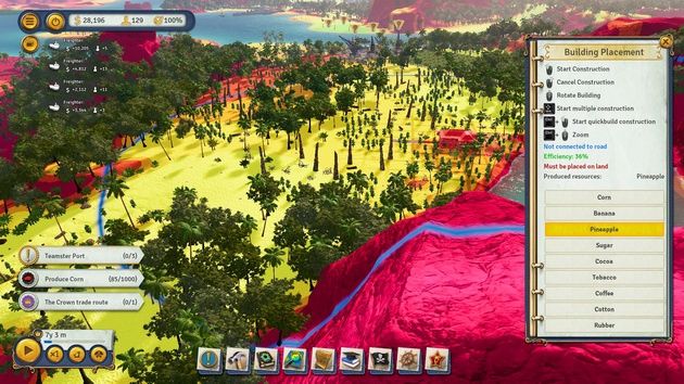 Tropico 6 - ustawianie budynków