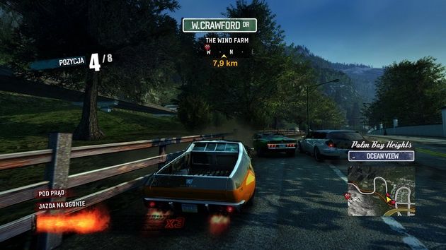 Burnout Paradise Remastered - jazda w ogonie