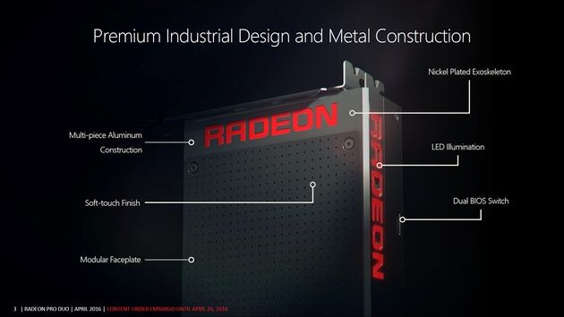 AMD Radeon Pro Duo - karta graficzna obudowa
