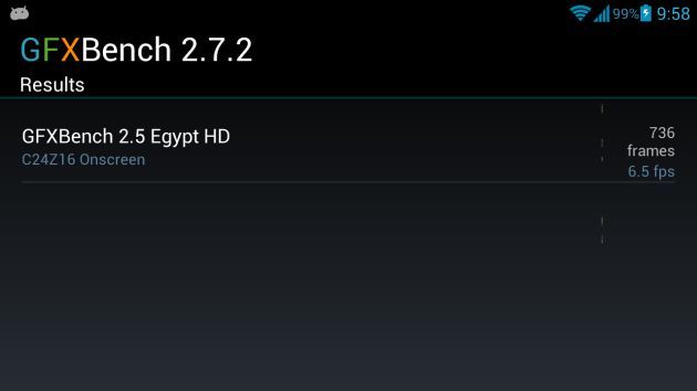 GLBenchmark 2.5 Ascend P2