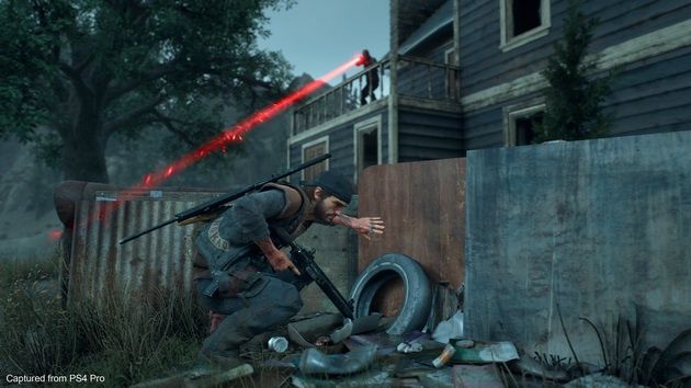 Days Gone - ukrywanie się przed snajperem