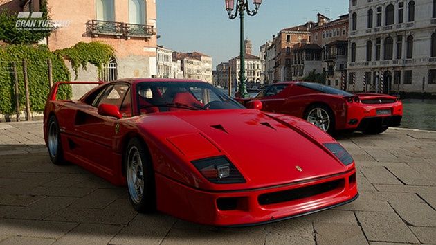 GT Sport auta Ferrari F40 oraz Ferrari Enzo Ferrari