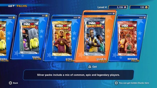 NBA 2K Playground 2 - paczki kart