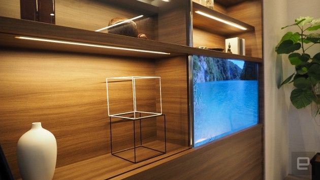 Panasonic TV niewidzialny jakość