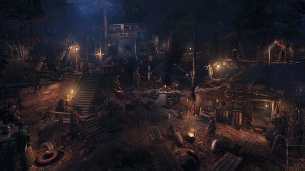Metro Exodus - baza w lesie