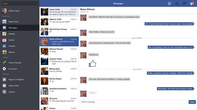 facebook  aplikacja windows
