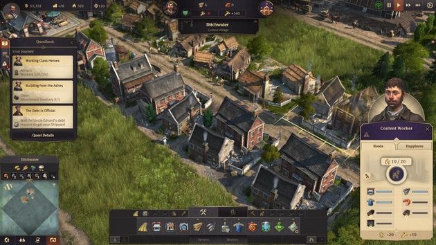 Anno 1800 - unowocześnione domy dla robotników