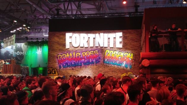 Gamescom 2018 - Fortnite i tłumy