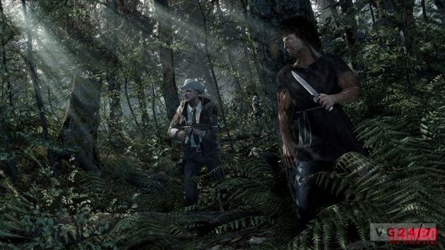 Rambo gra screen
