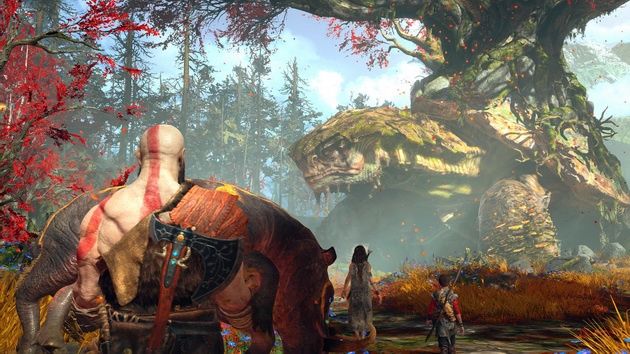 God of War - z dzikiem na rękach