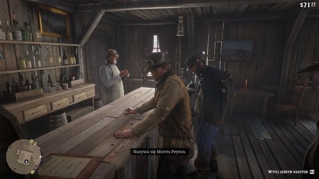 Red Dead Redemption 2 - nowy przyjaciel w barze