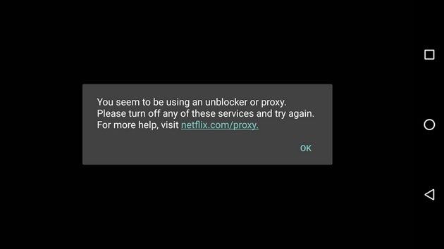 Netflix blokada