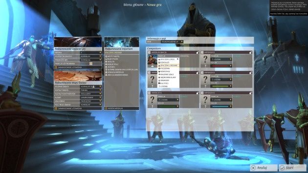 Endless Legend menu