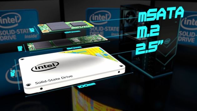 Intel SSD 530 dysk M.2, mSATA i 2,5 cala porównanie grafika