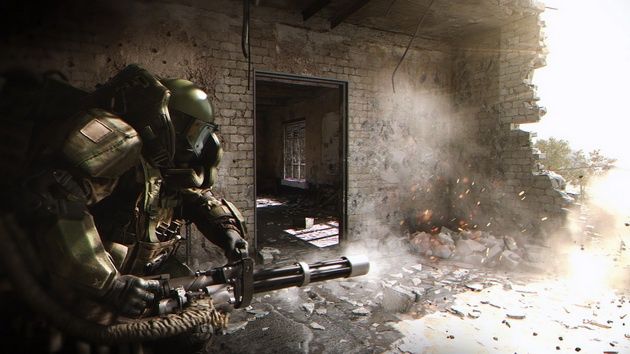 Call of Duty: Modern Warfare - opancerzony żołnierz