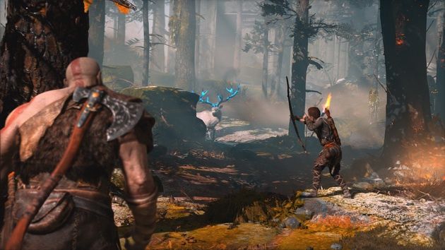 God of War - polowanie na jelenia