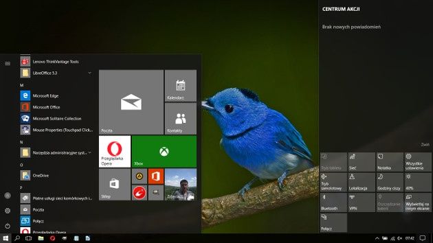 Windows 10 interfejs