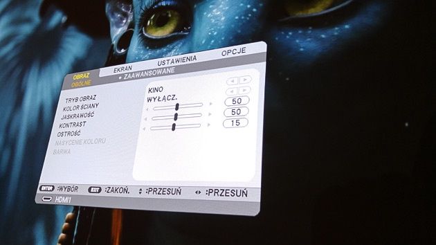 NEC V302H menu główne