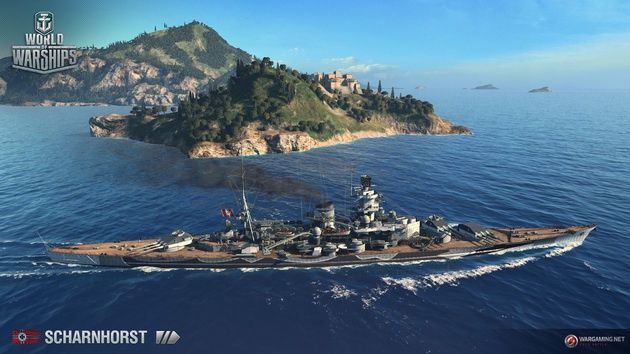 Wargaming - World of Warships - niemiecki Scharnhorst