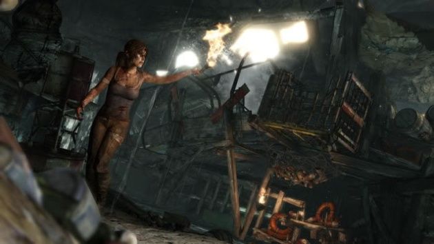 Tomb Raider gra walka gameplay