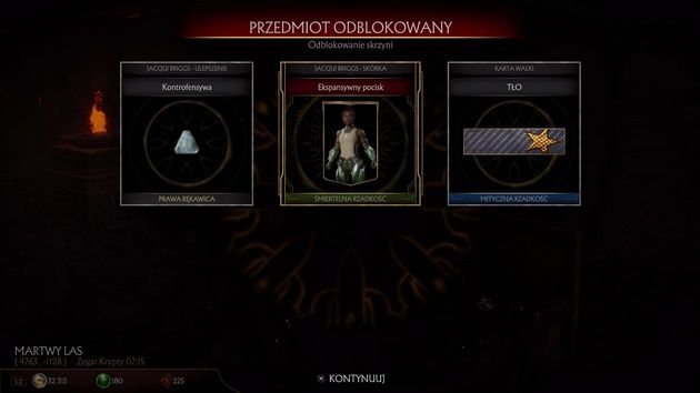 Mortal Kombat 11 - zawartość skrzyni