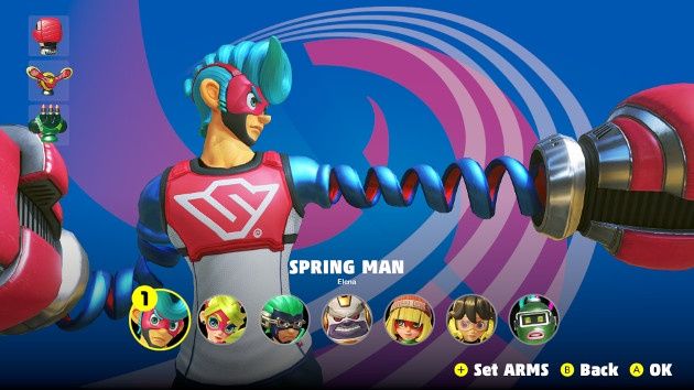 ARMS postacie