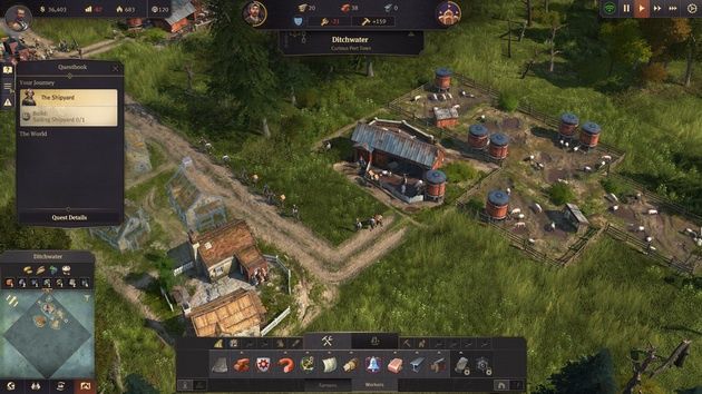 Anno 1800 - chlewnia i rzeźnik