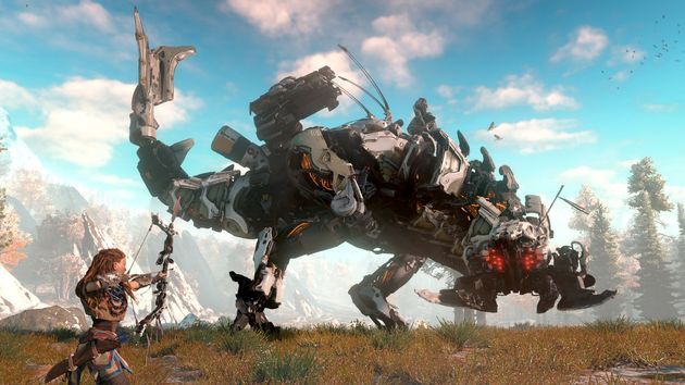 Najgorętsze premiery gier - roboty w Horizon Zero Dawn
