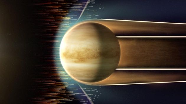 Wenus atmosfera wiatr słoneczny