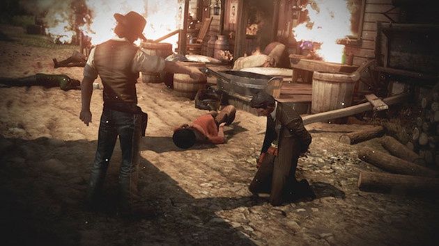 Wild West Online gra screen broń