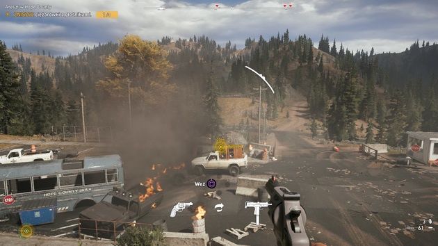 Far Cry 5 - niszczenie ciężarówek z głośnikami