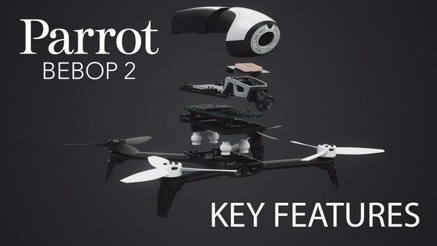 Parrot Bebop 2 rozłożony