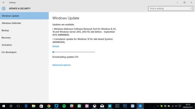 Windows 10 aktualizacja