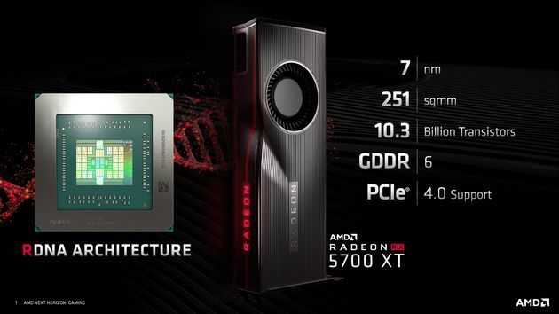 AMD Radeon RX 5700 XT - slajd