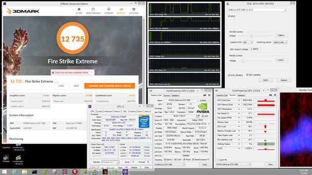 KFA2 GeForce GTX 1080 HOF karta graficzna - podkręcanie
