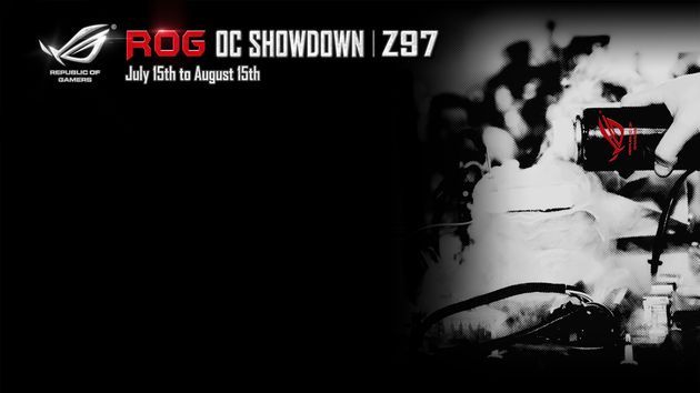 ASUS ROG OC Showdown zawody w podkręcaniu podzespołów komputera