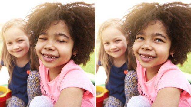 Photoshop Elements 2018 oczy otwieranie