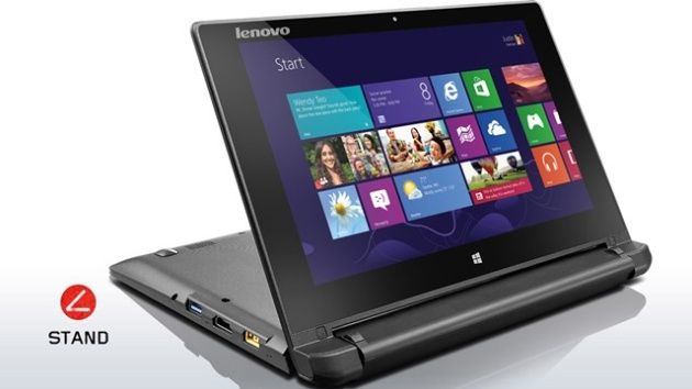 Lenovo Flex 10 laptop konwertowalny windows 8 widok