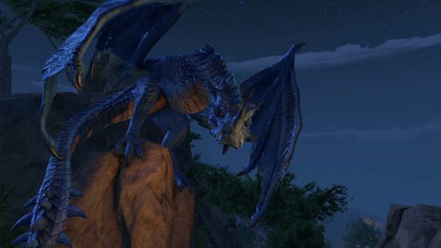 The Elder Scrolls Online - smok na skale