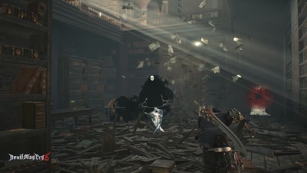 Devil May Cry 5 - Nero z demon z nożycami