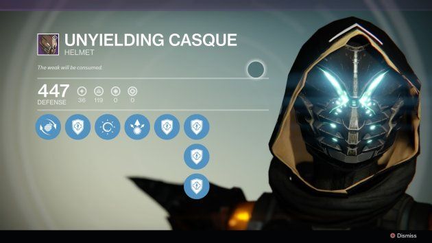 Destiny: The Dark Below - menu