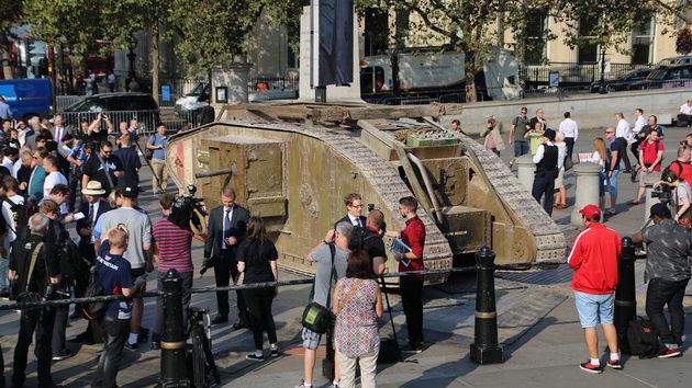 Wargaming świętuje 100-lecie czołgów -Mark IV na Trafalgar Square
